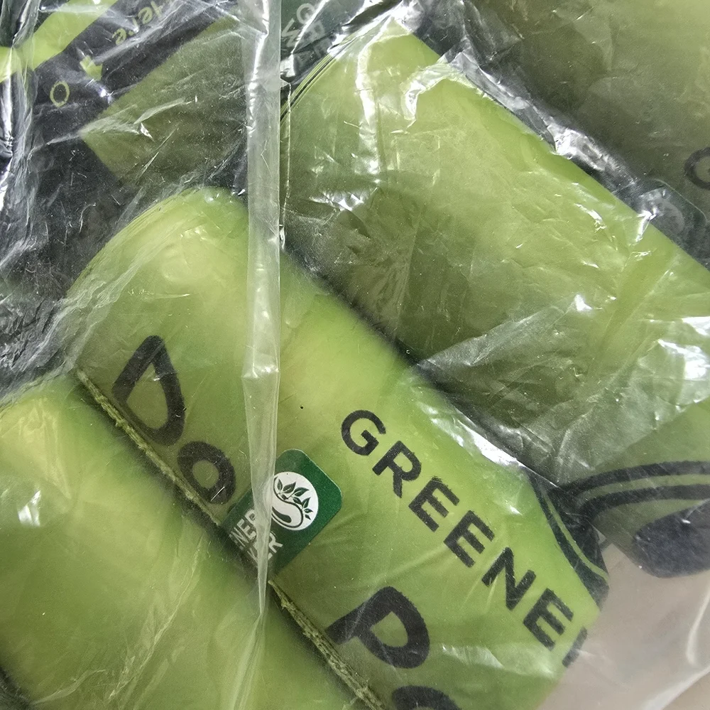19 Rolls Green Dog Waste Bags